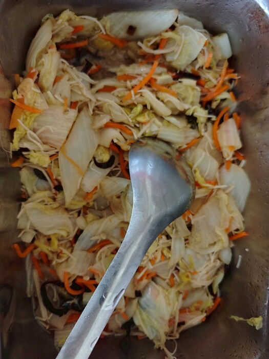 鮮菇白菜圖片