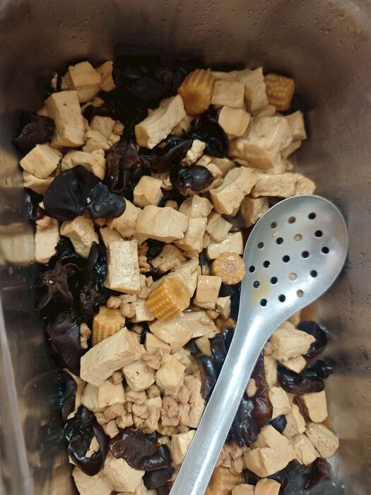 素蠔豆腐