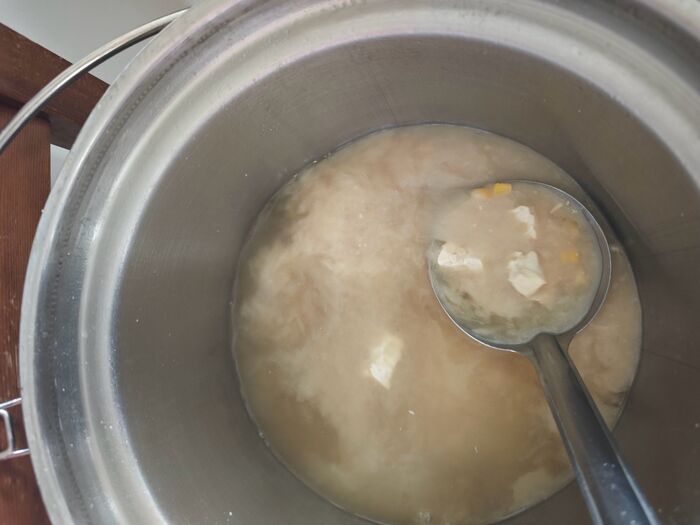 味噌小魚湯