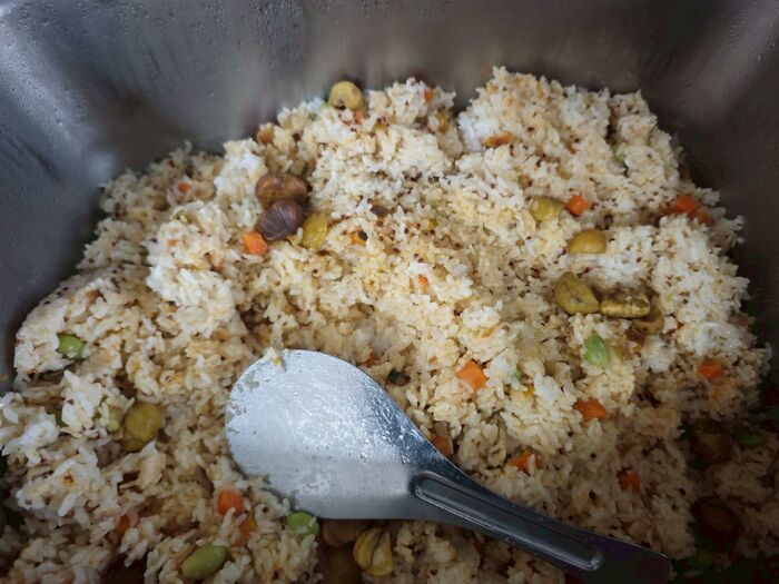 黃金栗香炊飯圖片