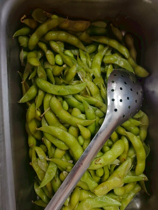 毛豆莢煮圖片