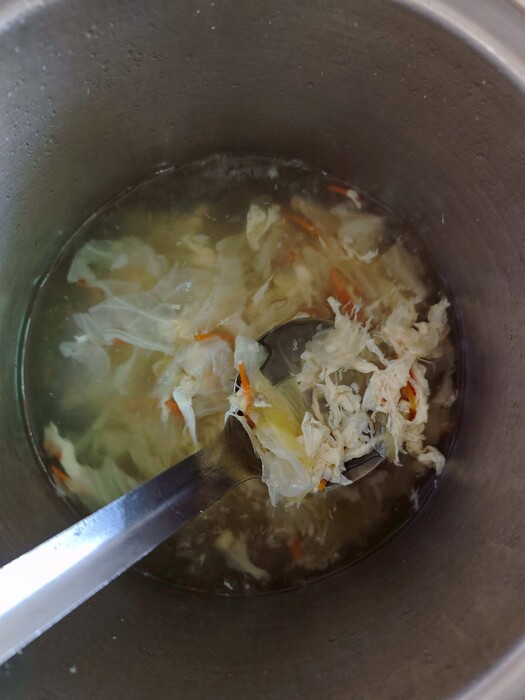 鮮蔬蛋花湯圖片