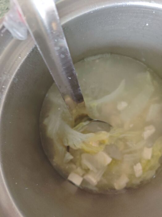 鮮蔬豆腐湯