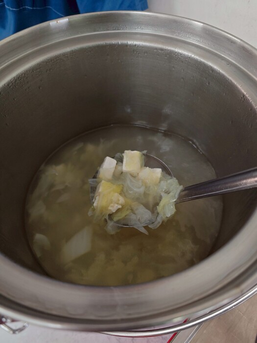 鮮蔬豆腐湯
