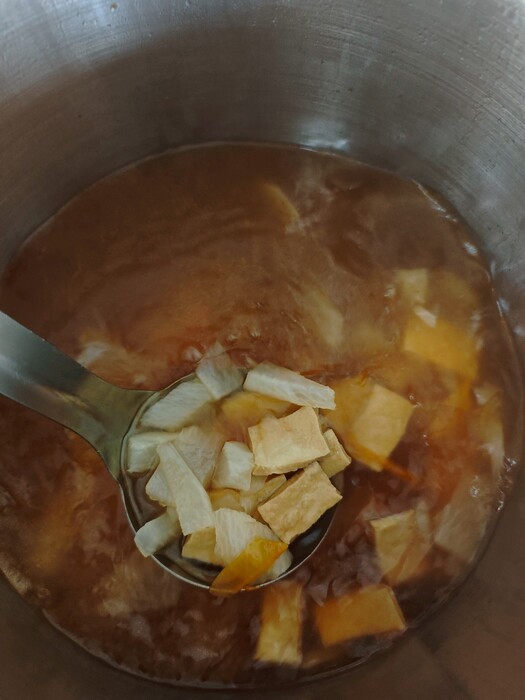 番茄油片湯圖片