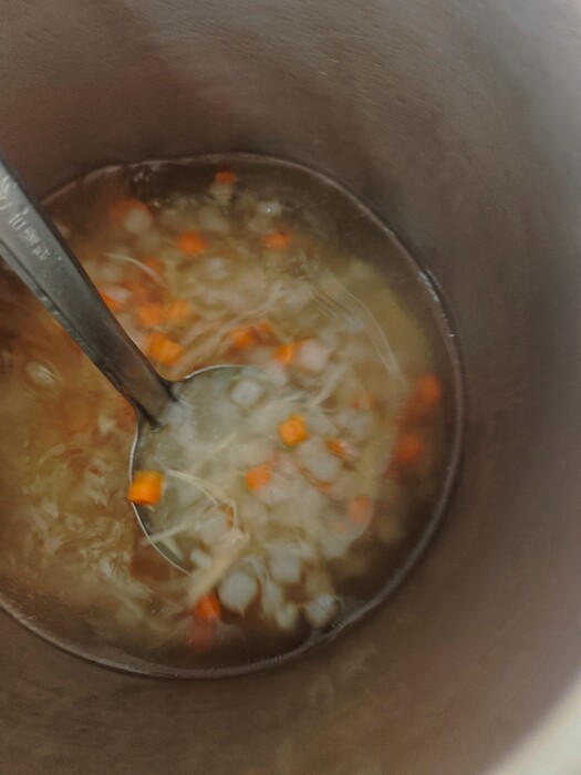 金菇蔬菜湯圖片
