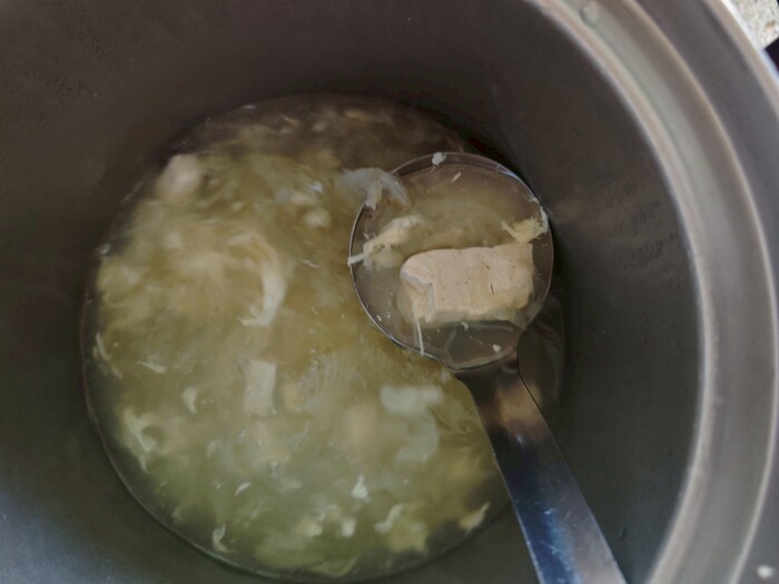 豆腐蛋花湯圖片