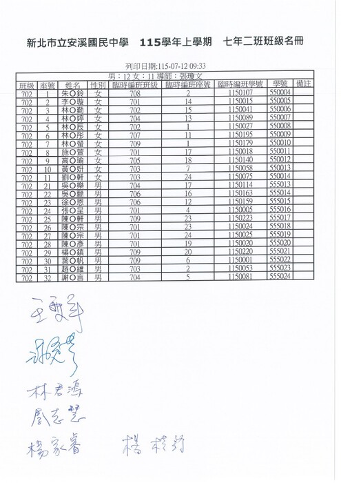 115學年度新生編班名冊-702