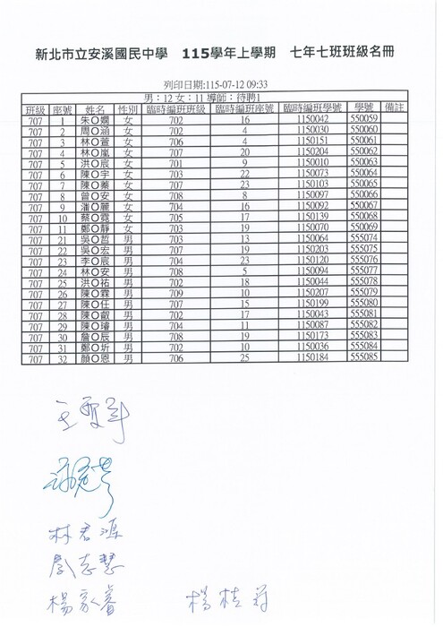 115學年度新生編班名冊-707