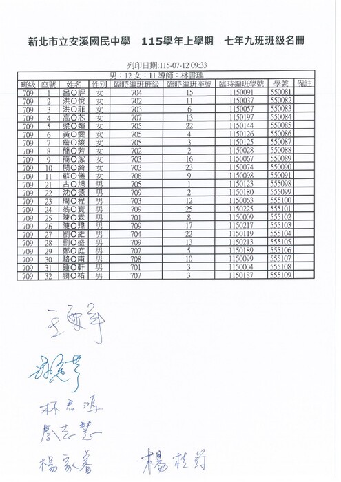 115學年度新生編班名冊-709